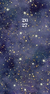 Starry Night 2-Year 2026-27 3.5" x 6.5" Monthly Pocket Planner - Picture 1 of 5