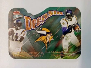 2004 Fleer Platinum Deepsix Daunte Culpepper Randy Moss #4DS Vikings spedizione gratuita!! - Foto 1 di 2