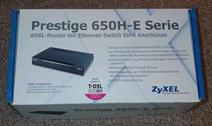 ZyXEL Prestige 650H-E7 4 ports 100 Mbps commutateur Ethernet routeur ADSL RNIS U-R2 NEUF - Photo 1/7