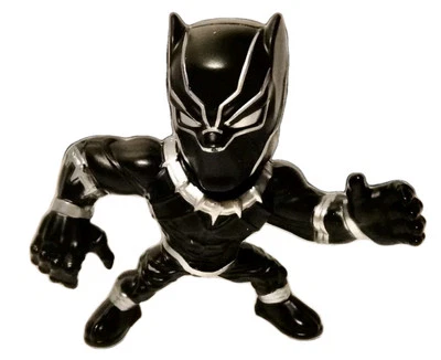 Jada Toys Die-Cast Metals Black Panther 2.5" Inch Figure Avengers Marvel  - Image 1 of 3