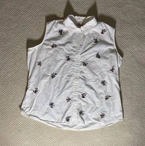 Vintage Disney Store Damen Shirt ärmellos Mickey Through The Years - Bild 1 von 13