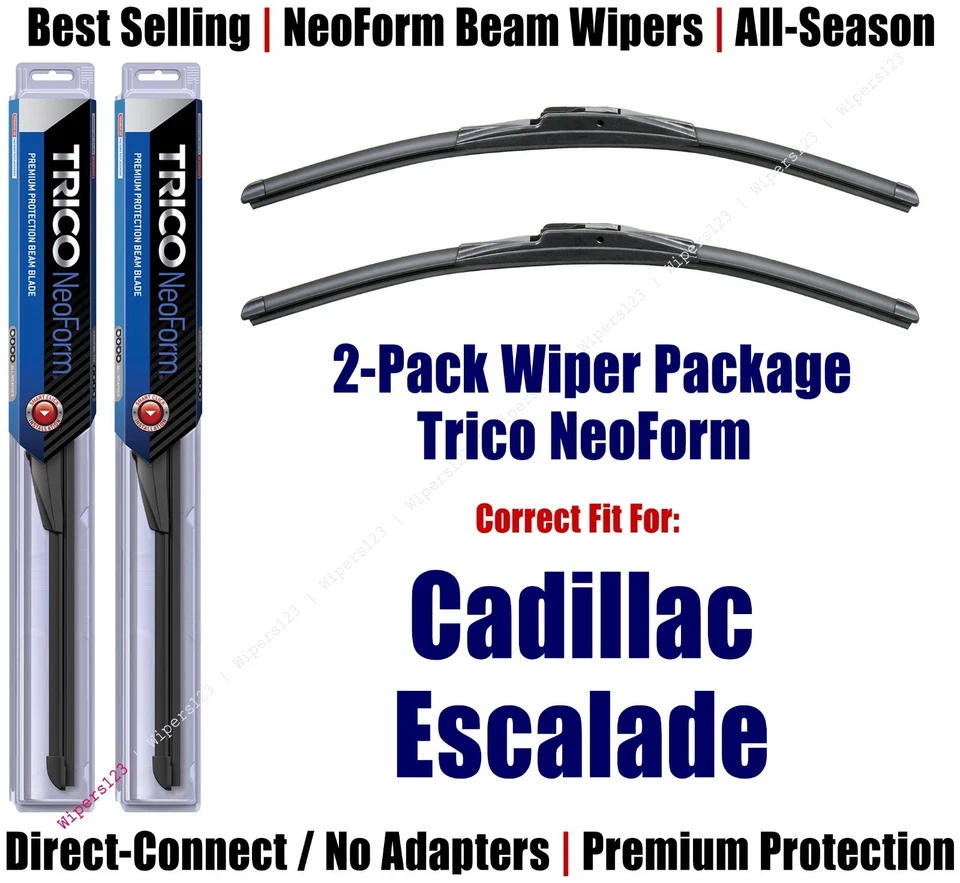 2pk Super-Premium NeoForm Wipers fit 2002-2006 Cadillac Escalade - 16220x2 — 第 1/1 张图片