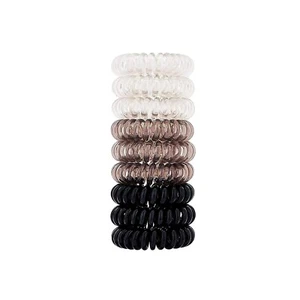 9 X Traceless Spiral Hair Ties Spiral No Crease Coil Ponytail Phone Cord Elastic - Picture 1 of 1