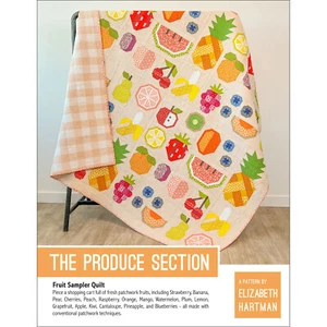THE PRODUCE SECTION ~ Quilt Pattern ~ 2 Sizes ~ Elizabeth Hartman ~ Use Pre-Cuts - Picture 1 of 3