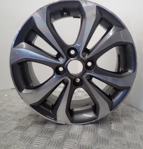HYUNDAI I10 15" GREY DIAMOND CUT ALLOY RIM WHEEL 52910-B9300 (Q-23) - Picture 1 of 16