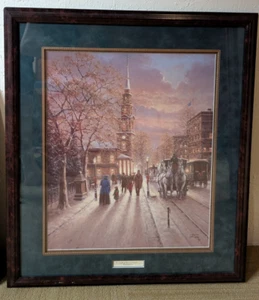 156/500 Jack Terry painting Season to Remember Framed 32x28 print art vintage - Picture 1 of 10