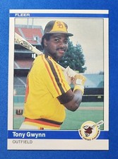 Tony Gwynn 1984 Fleer #301 San Diego Padres HOF