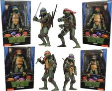 NECA TMNT Teenage Mutant Ninja Turtles Action Figure 1990 Movie 7" PVC Model Toy
