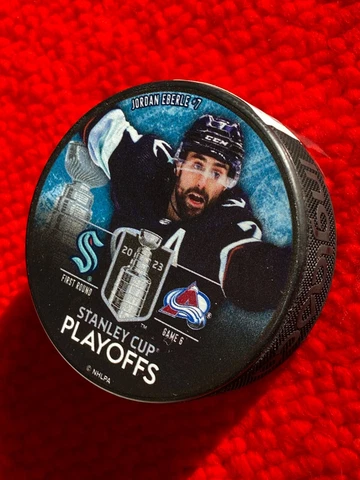 2023 NHL Stanley Cup Playoffs Seattle Kraken Game 4 Limited Edition Hockey Puck! Cover