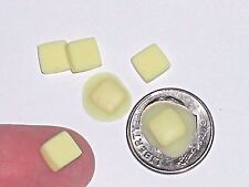 3pc Tiny Miniature dollhouse barbie pads of Butter loose food nail art floating