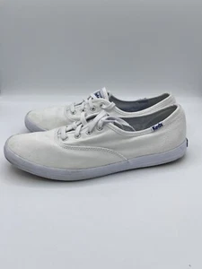 Keds Champion Damengröße 8 weiß Canvas Freizeit Low-Top Sneakers - Bild 1 von 8