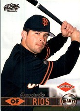 1999 Pacific San Francisco Giants Baseball Card #387A Armando Rios Headshot