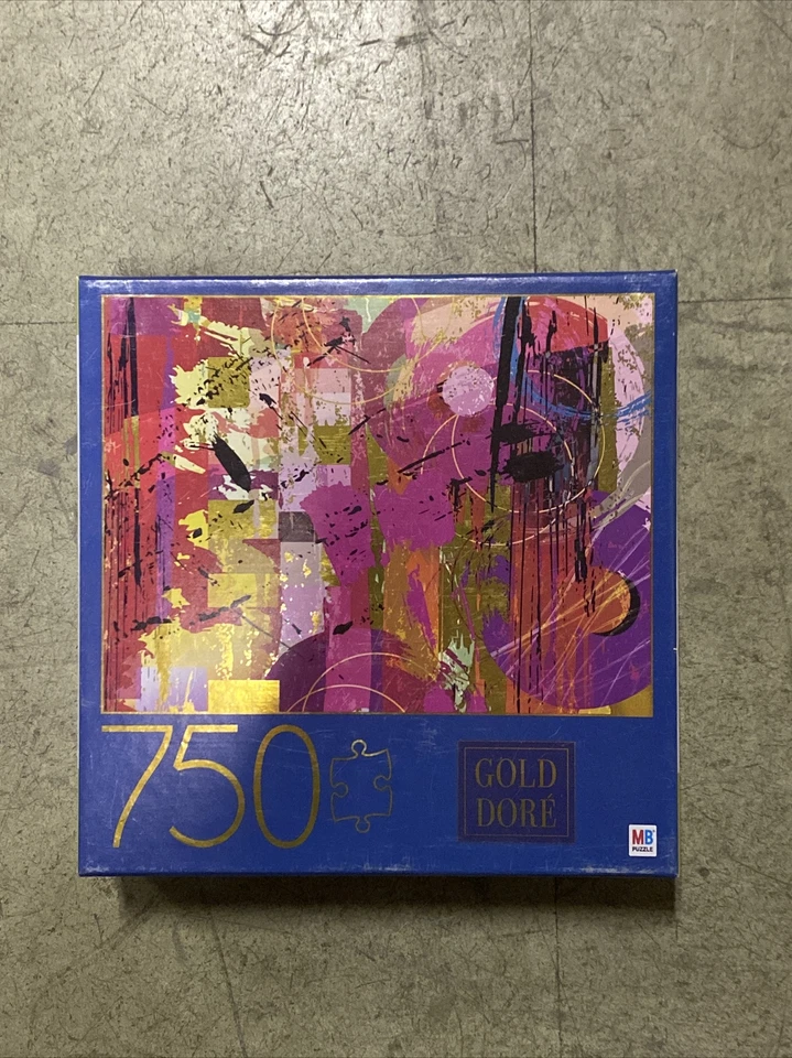 Puzzle 750 Piezas - Oro Dore - Rosa Retro Vintage con Acento de Lámina Foto 1 de 1