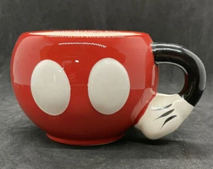 DISNEY MICKEY MOUSE BODY PARTS PANTS CERAMIC COFFEE TEA CUP MUG - Picture 1 of 6