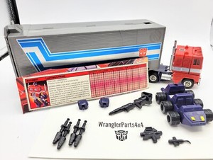 Vintage G1 Transformers 1985 Optimus Prime Figure Almost Complete Missing Hose