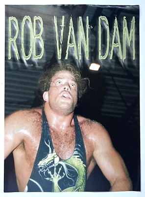 Rob Van Dam RVD ecw revista de lucha libre de doble cara pinup página Foto 1 de 3
