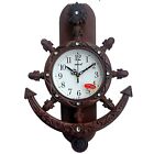 Oreva Plastic Pendulum Wall Clock (42.5 cm x 30.5 cm x 7.0 cm, Black Wood) Best