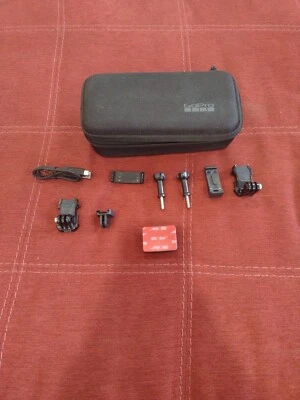 Go Pro Accessory Lot, Case And Various Attachments - Image 1 of 4