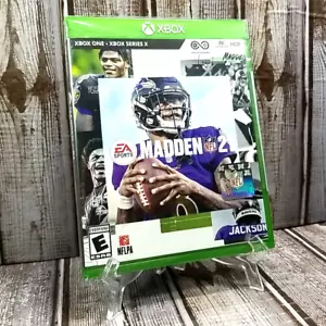 Brand New Madden NFL 21 (Microsoft Xbox One Series X, 2020) Factory Sealed - Picture 1 of 8