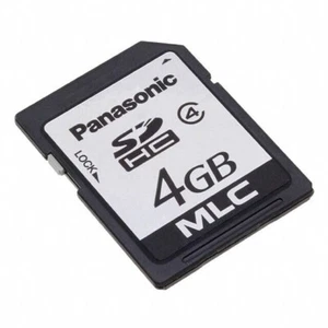 Panasonic 4GB SDHC MLC Industrial-Grade Extreme Heavy-Duty SD Card RP-SDPC04 - Picture 1 of 2