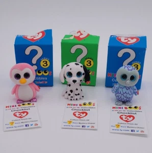 Konvolut 3 Mini Boos Figuren Serie 3. Pemguin Hund Eule. Im Originalkarton. Sehr guter Zustand - Bild 1 von 15