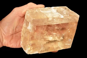 CALCITA ÓPTICA 5" 3 lb 11 OZ muestra mineral de roca cristal curativo áspero - Imagen 1 de 1