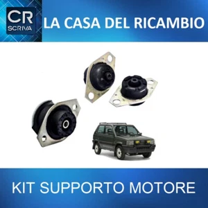 KIT COMPLETO 3 SUPPORTI SOSTEGNI MOTORE E CAMBIO PER FIAT PANDA 141 4X4 Y10 - Imagen 1 de 1