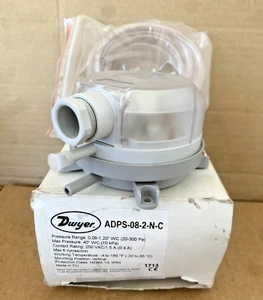 Dwyer ADPS-08-2-N Differential Pressure Switch 0.08-1.20 WC 10 Vertical Mounted - Picture 1 of 8