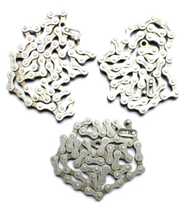 3 x KMC 1/2" X 1/8" INCH BMX SINGLE SPEED BIKE CHAIN 64 LINKS Inc JOINING LINK - Imagen 1 de 1