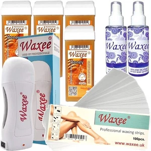 100ml Complete Roll on, Roller waxing kit, after wax oil cartridge heater strips - Picture 1 of 11
