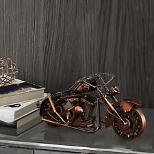 Metall-Retro-Motorrad-Figur, Statue, Kunsthandwerk, 26 x 7 x 11,7 cm,
