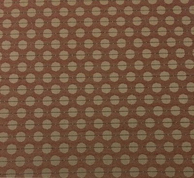 OUTDURA 2802 ECHO SPICE RED BEIGE CIRCLE OUTDOOR JACQUARD FABRIC BY YARD 54"W - Image 1 of 4