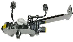 Chrome GM Disc/Drum Proportioning Valve for 1/2-20, 9/16-18 Outlets, Side Mount - Bild 1 von 2