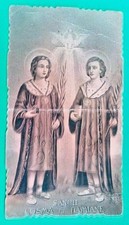 Santino Sancti Cosma et Damiane '900 fustellato (9129n)