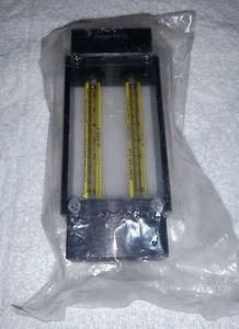 (1) PORTER INSTRUMENT MODEL 65-180 A-125-3-SS MULTI TUBE FLOWMETER - Picture 1 of 3