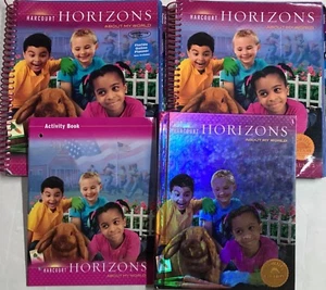 Grade 1 Harcourt Horizons Social Studies History Curriculum Homeschool Bundle - Imagen 1 de 1