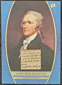 2024 Alexander Hamilton USA Founding Father Relics Of The Past SP Card #SR-AH - Picture 1 of 2