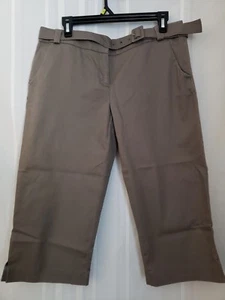 Apostrophe "Fiona" Caprihose Größe 8 taupe Baumwolle-Elasthan gebraucht, in einwandfreiem Zustand - Bild 1 von 5