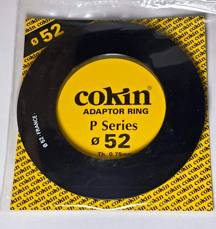 Genuine Cokin P Series 52mm Adapter Ring P452 Made in France Thread to P System - Image 1 of 4