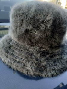 kangol bucket hat fluffy