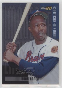 2001 Topps HD Images of Excellence Platinum Hank Aaron #IE4 HOF