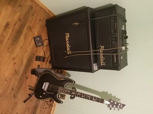 Schecter Damien Platinum 6 with Randall RX120RH half stack. Boss MT2+GE7. - Picture 1 of 1