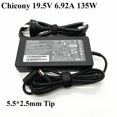 Genuine Chicony 19.5V 6.92A 135W Power Adapter A18-135P1A 5.5*2.5mm Charger - Image 1 of 4