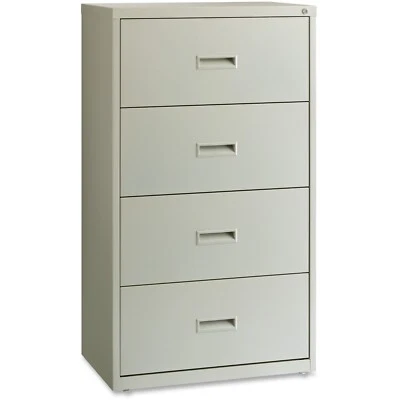 Archivo Lateral Lorell, 4 Cajones, 30"x18-5/8"x52-1/2" Gris Claro (LLR60561) Foto 1 de 3