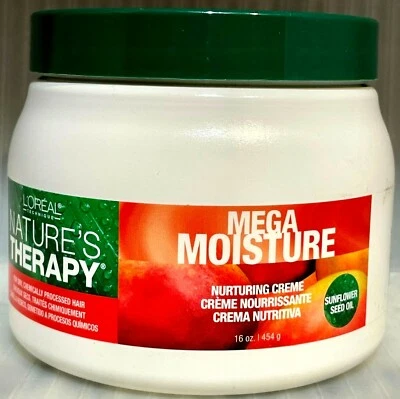 L'OREAL MEGA MOISTURE DEEP CONDITIONING  NURTURING CREAM  16 OZ - Image 1 of 3