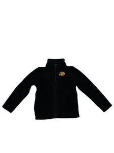 Bass Pro Shops Fleece Jacket Black Full Zip Unisex Kids Size 4T Good Condition - Picture 1 of 12