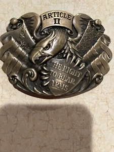 Award Design Metals Article ll Belt Buckel Solid Brass - Picture 1 of 2