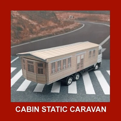 CARD KIT SHIPPING CONTAINERS SCOTLAND U.K Caravan Static Mobile Home Model Containers x 4 N Gauge 1:160