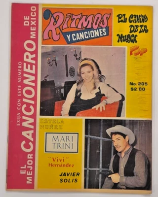 RITMOS Y CANCIONES MEXICAN MAGAZINE, No.205 AUG 71, JIMI HENDRIX / JAVIER SOLIS - Image 1 of 4