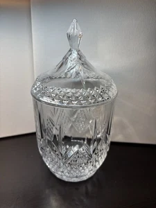 Neu mit Etikett Celebrations by Mikasa Kristall Savanne 9,75" Keksdose - Bild 1 von 7